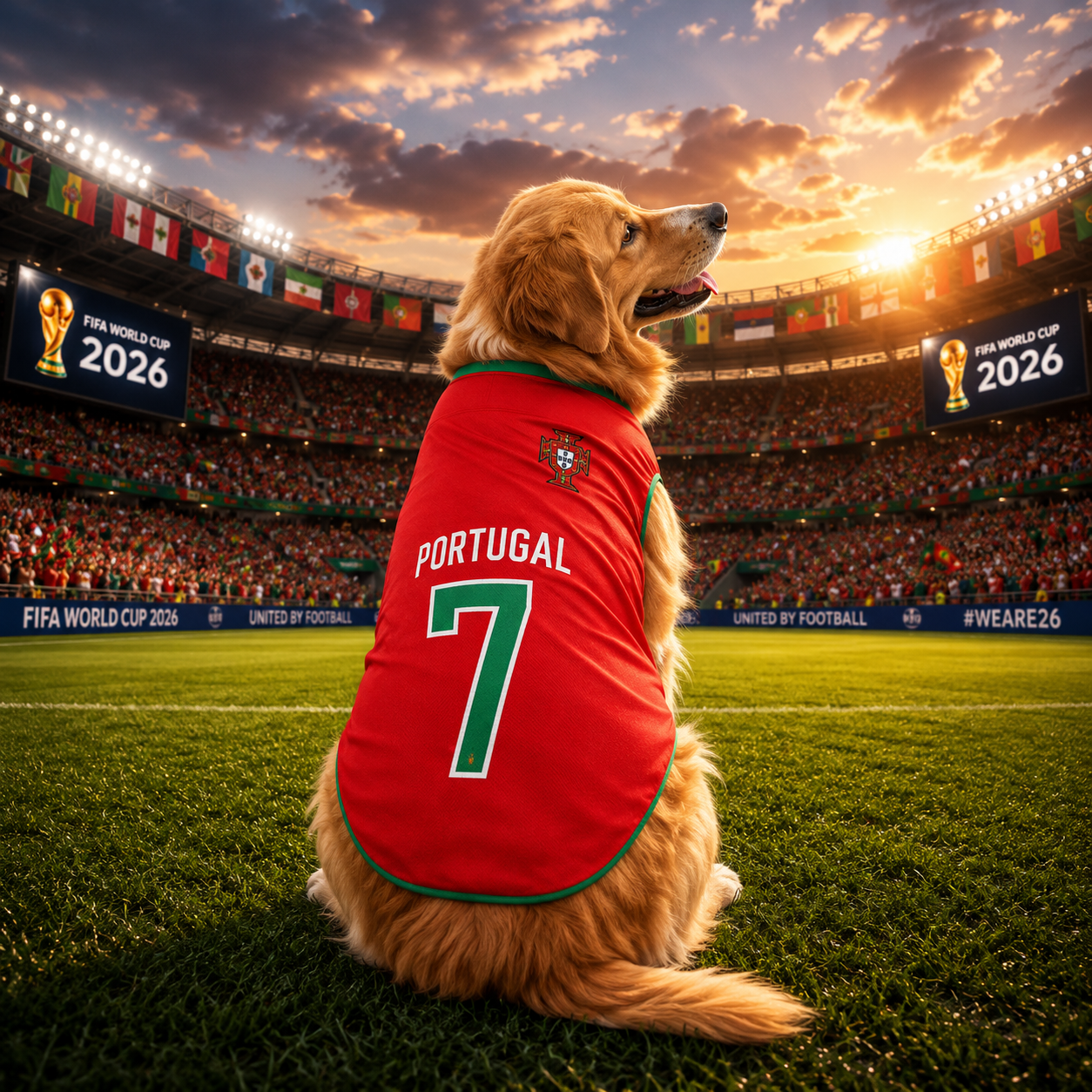 Dog Soccer Jersey – World Cup 2026 Edition