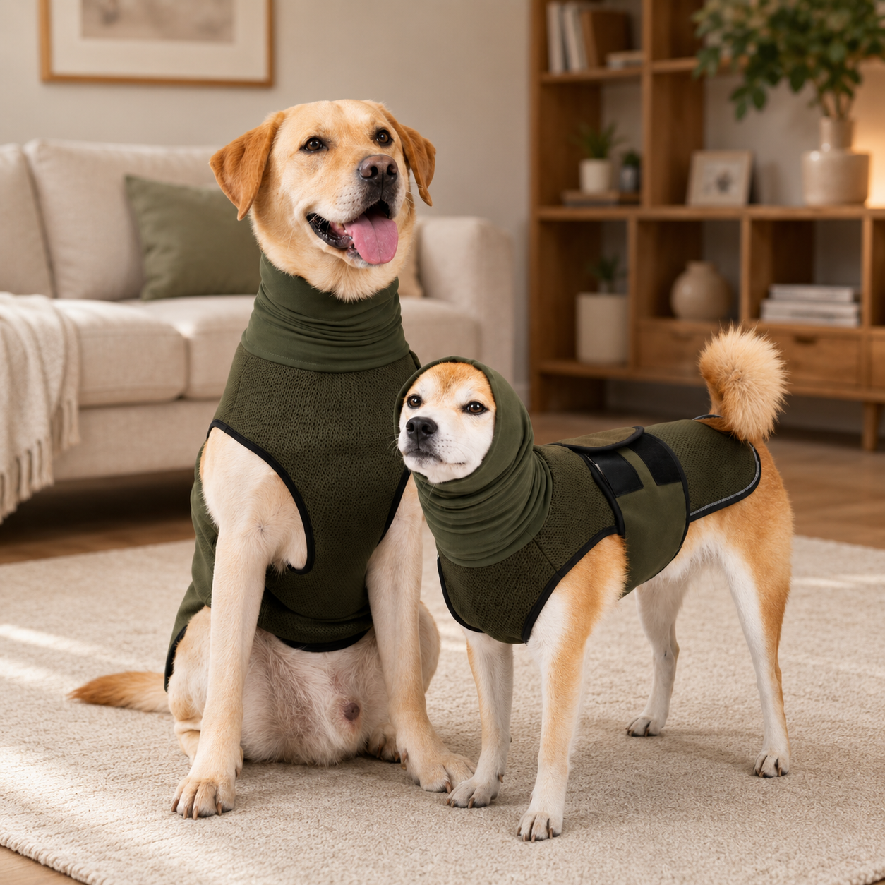 Dog Anxiety Vest with Calming Hoodie
